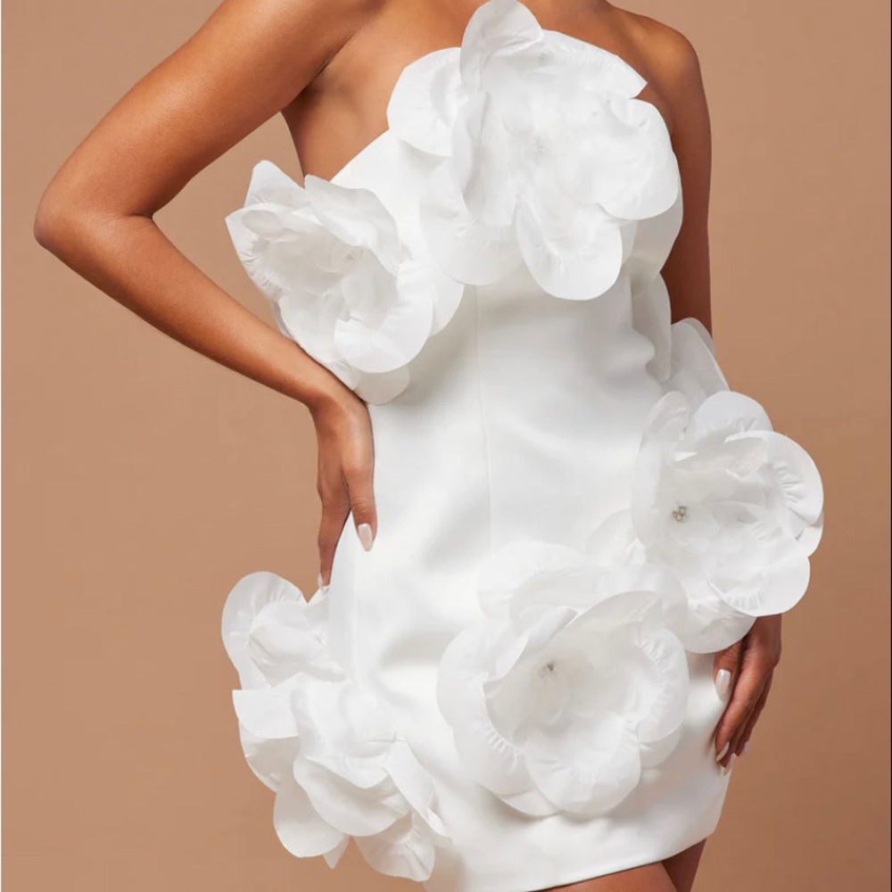 Flower Mini Dress